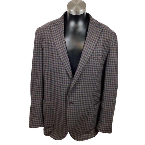 Saks Fifth Avenue Wool Blend Checked Sport Coat